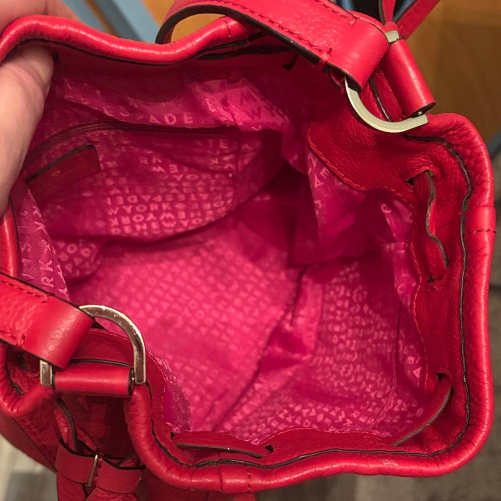 Kate Spade Vibrant Red Bucket Bag and Wallet Set - Picture 9 of 16